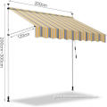 Freestanding Diy Patio Clamp Awning Outdoor Canopy aluminium Frame Materia Clamping Awning Manufactory
